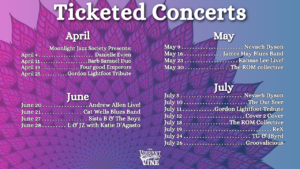 Live music schedule at the vibrant vine winery in kelowna bc