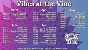 free live music events at the vibrant vine winery in kelowna british columbia