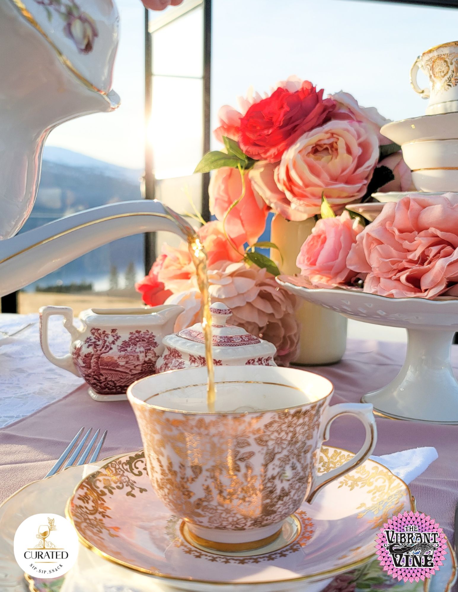 Summer Sip Afternoon High Tea by Curated Kelowna